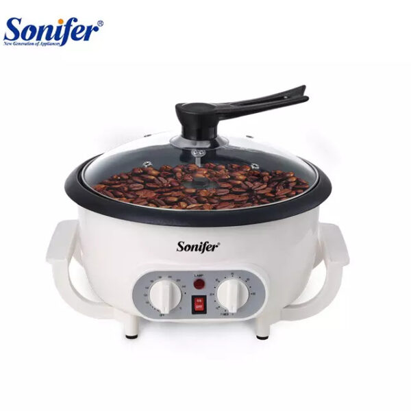 Sonifer SF-3561 批发家用220V多功能不粘温控小型电动咖啡豆烘焙